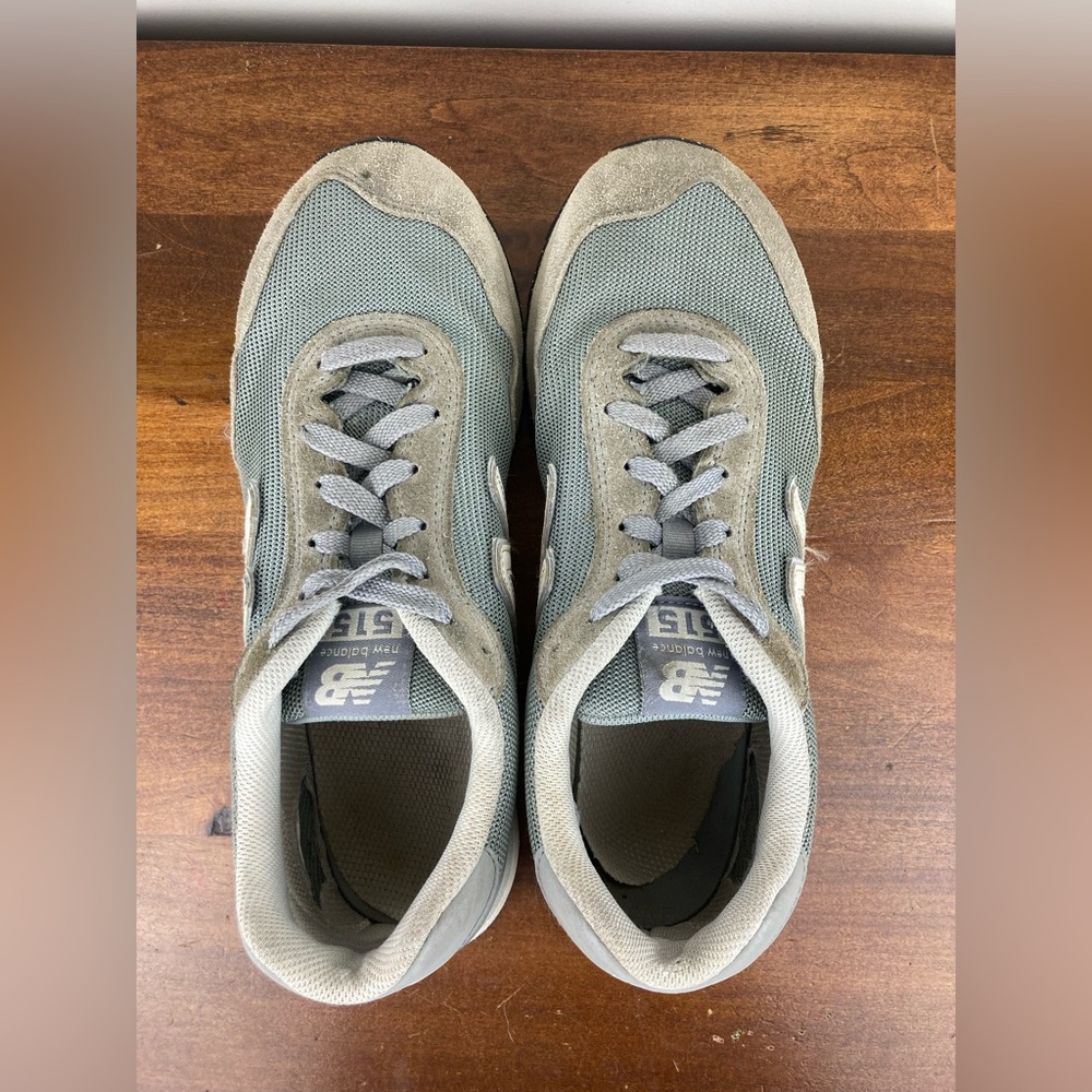 New Balance 515 Classics Grey Suede Mesh Sneakers ML515GRY Men's Size 8D. - Picture 12 of 14